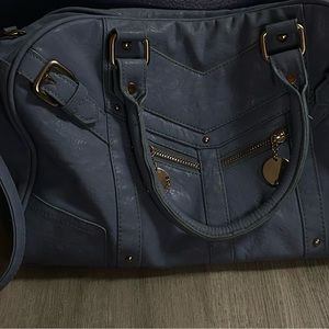 Blue Thrifted Rampage Purse